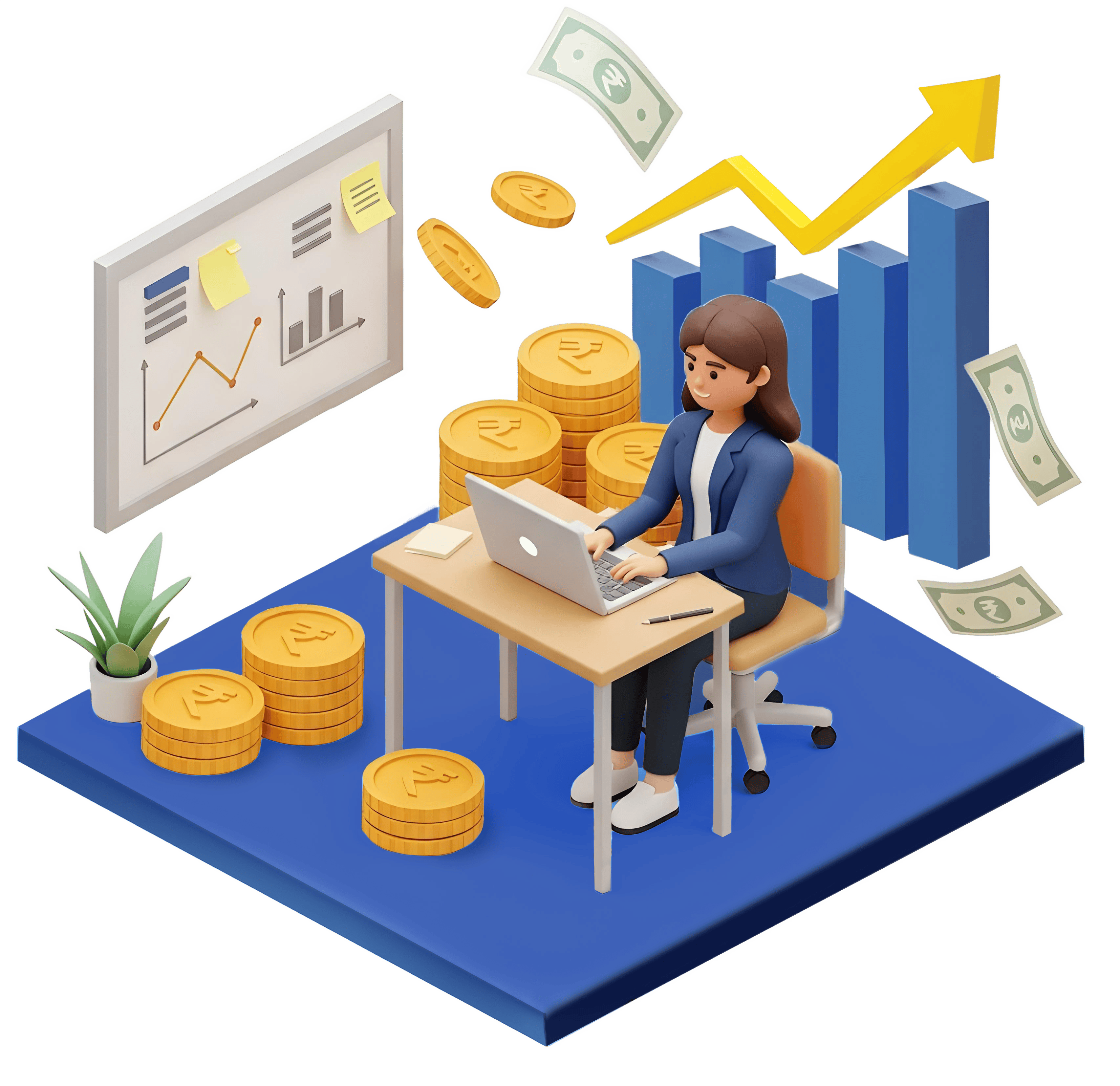 Business loan illustration